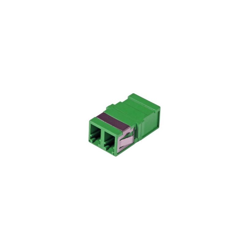 Singlemode keystone-koppling LC-LC duplex grön