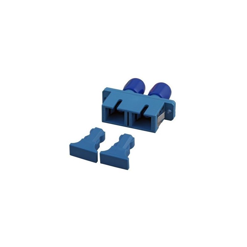 Singlemode koppling SC-ST duplex blå