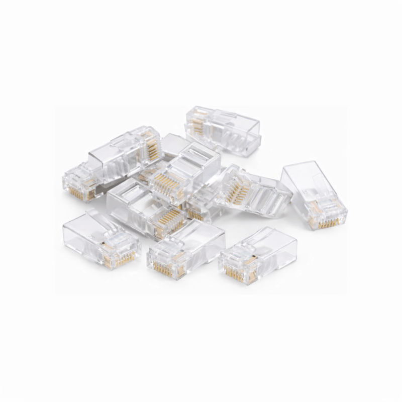DANICOM UTP CAT6a RJ45-kontakt - för stel kärna - 10 stycken