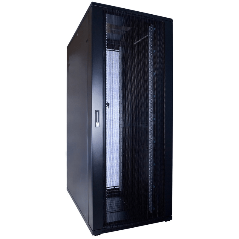 42U serverskåp med perforerad dörr 800x1200x2000mm (BxDxH)