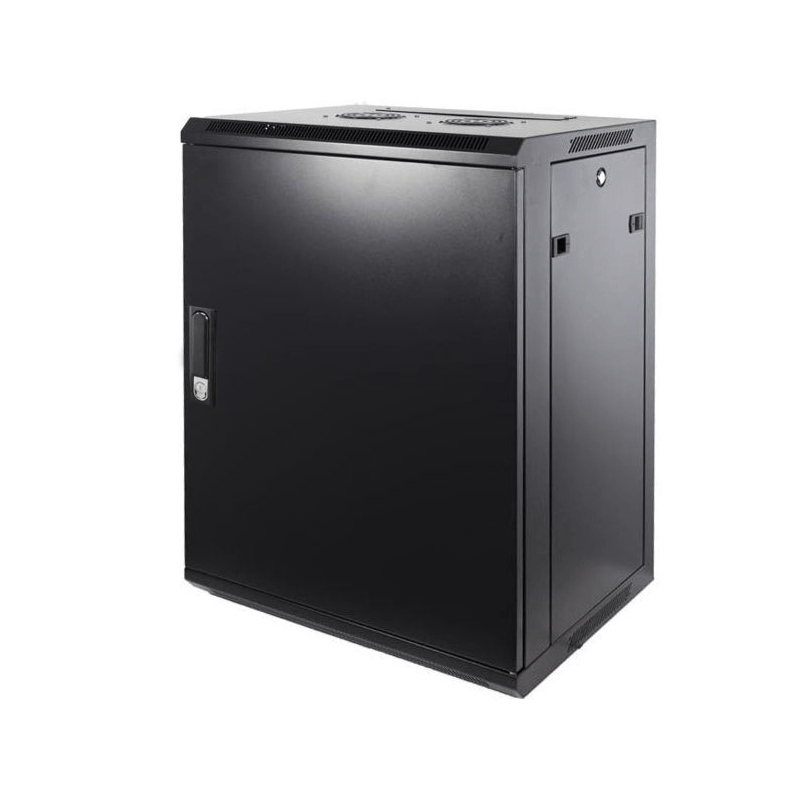 15U väggskåp med metalldörr 600x600x770mm (BxDxH)