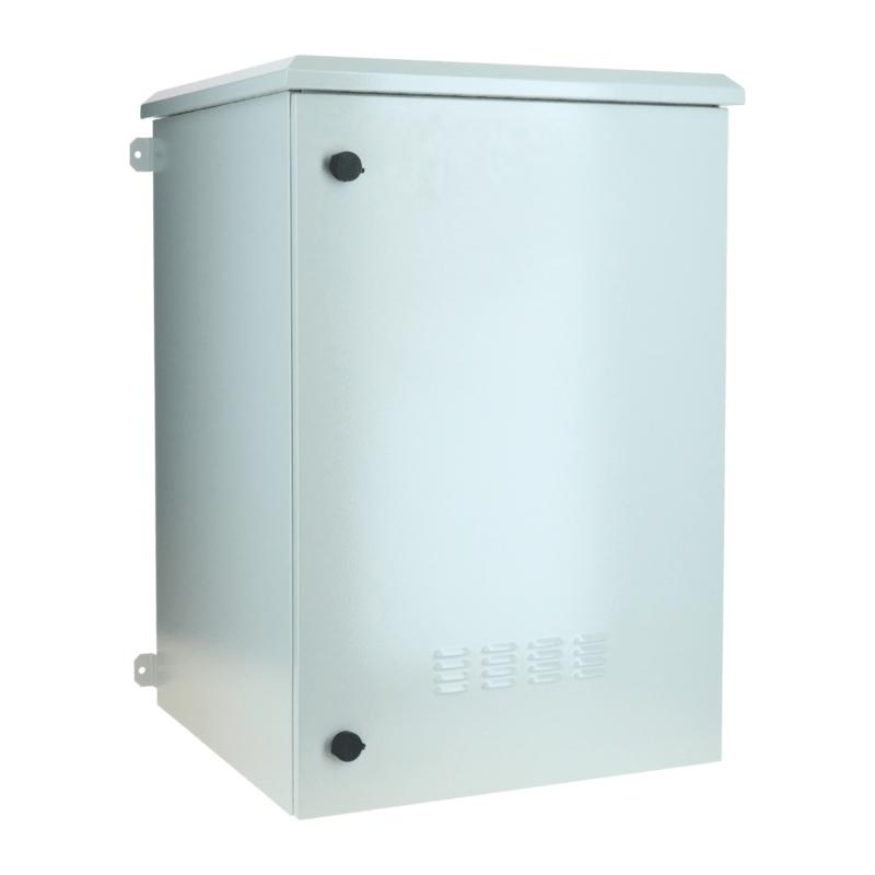 18U utomhus väggskåp IP55 - 600x600x900mm (BxDxH)