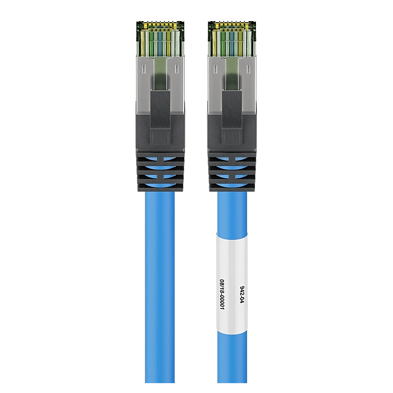 Cat8 S/FTP (PIMF) patchkabel 5m blå