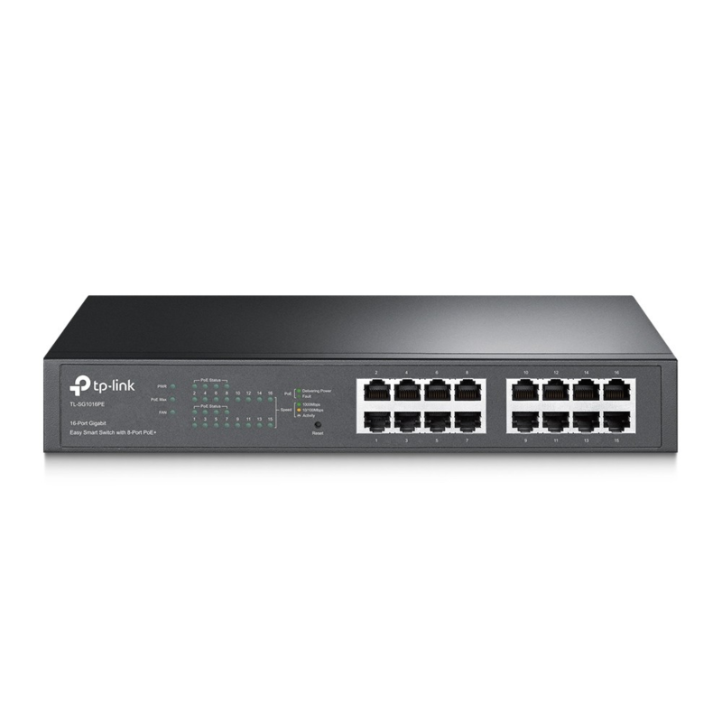 TP-Link 16-Port 1016 hanterad PoE smart switch