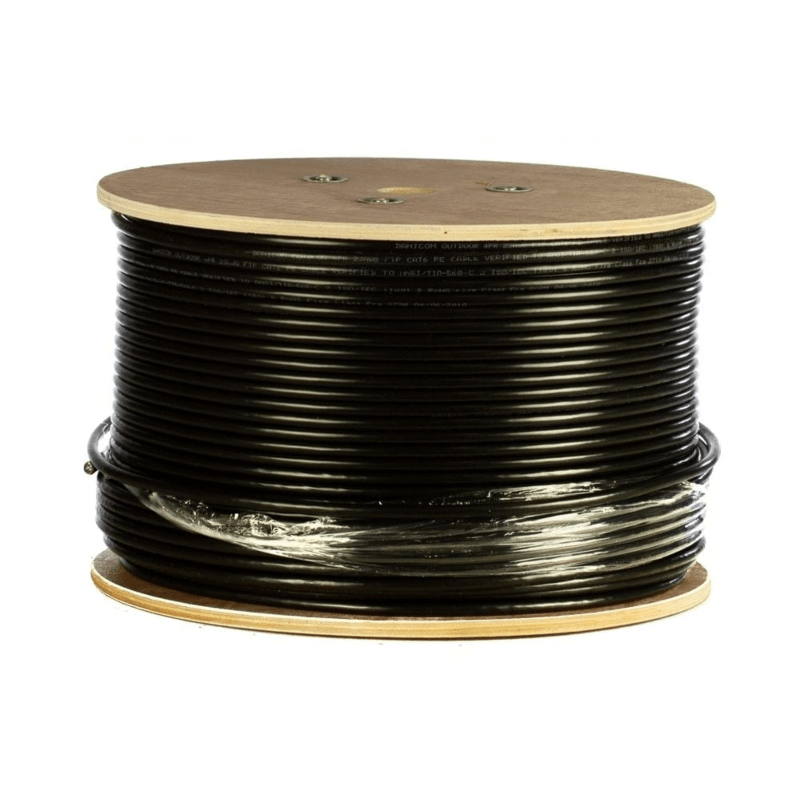 DANICOM CAT7 S/FTP 305m Utomhuskabel på rullstyv - PE (Fca)
