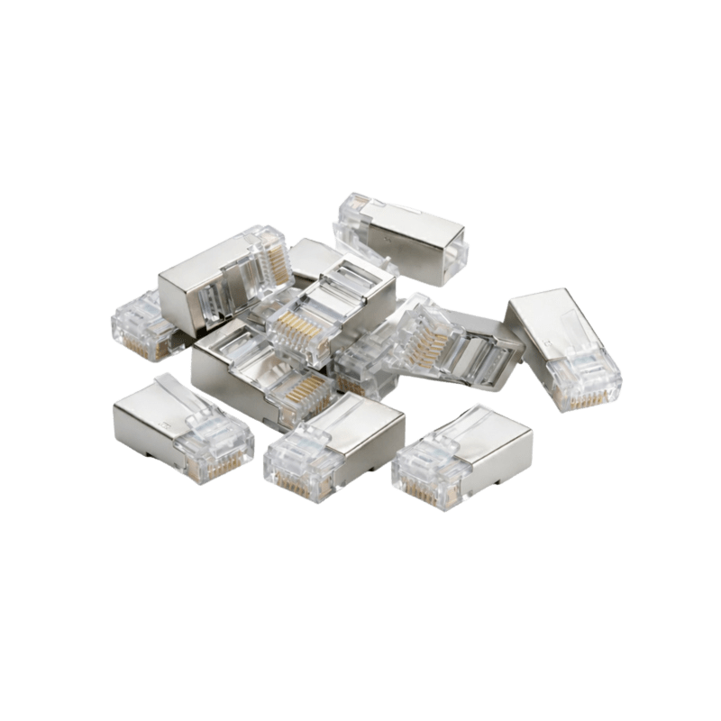DANICOM FTP CAT6 RJ45 Kontakt - för stel kärna - 10 st