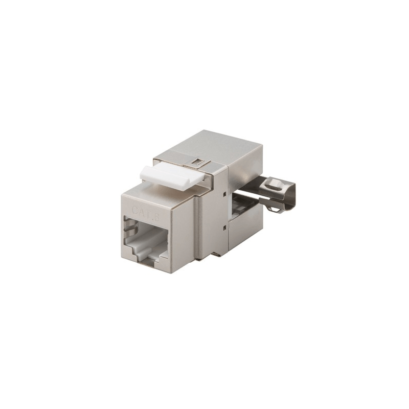 CAT6 STP Keystone Connector - Verktygslös vinklad