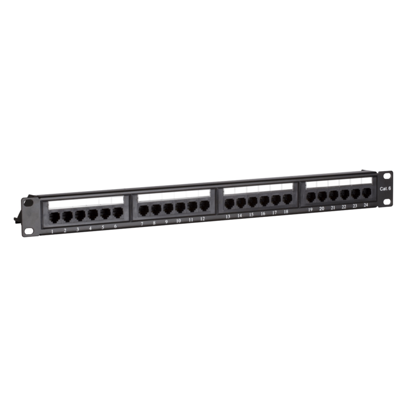 CAT6 UTP patchpanel - 24 portar