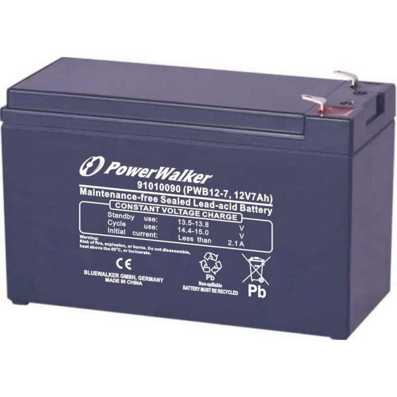 PowerWalker Batteri 12V 7Ah