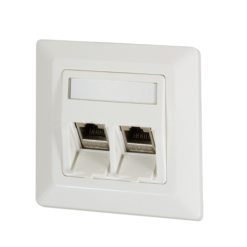 Keystone frontplatta, elfenben