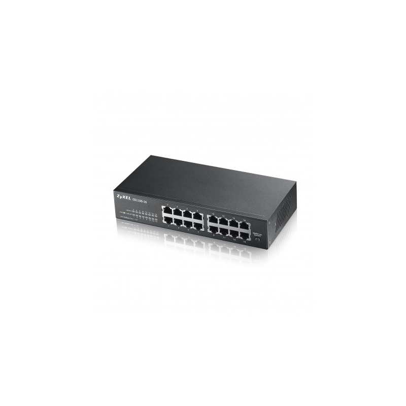 Zyxel 16-portars GS1100 ohanterad switch