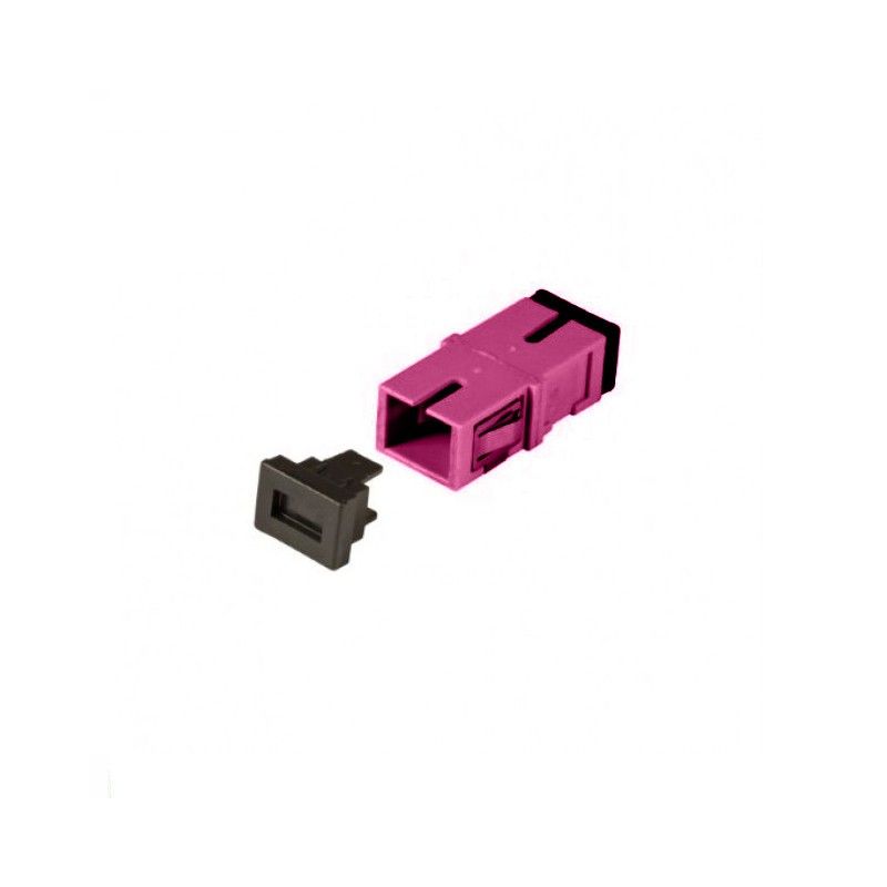 Multimode keystone-koppling SC-SC simplex lila