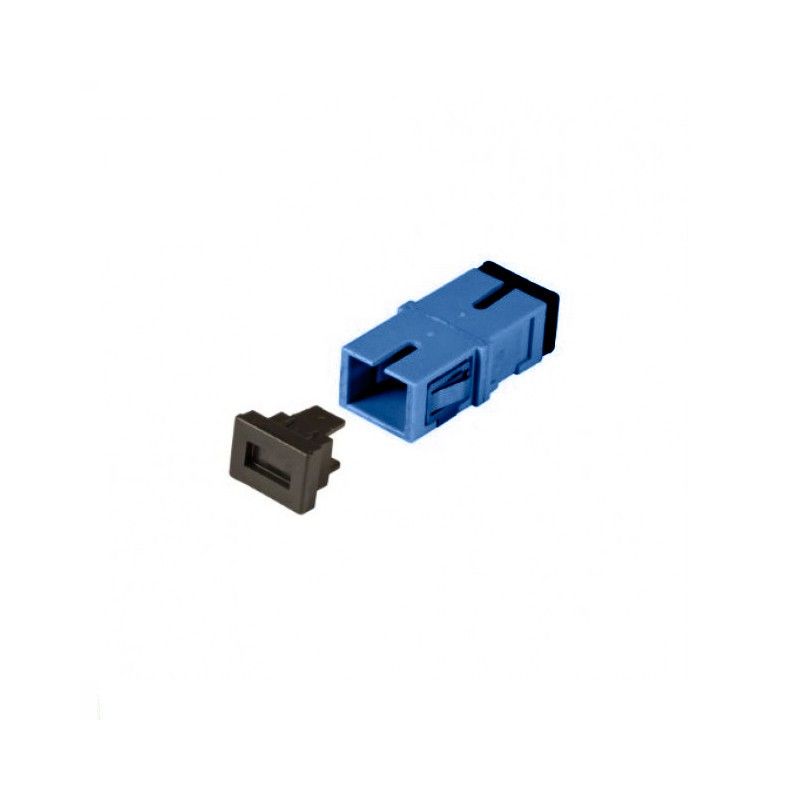 Singlemode keystone-koppling SC-SC simplex blå