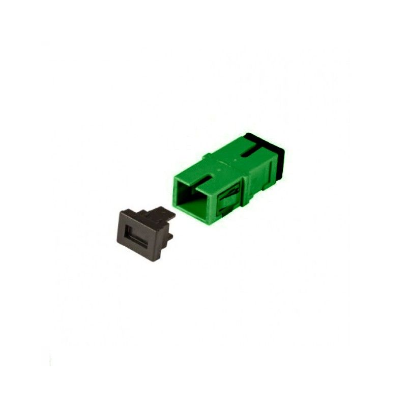 Singlemode keystone-koppling SC-SC simplex grön