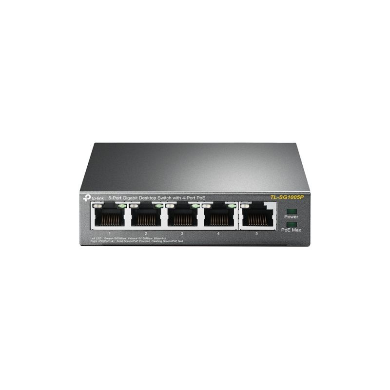 TP-Link 5-ports SG1005 ohanterad PoE-switch