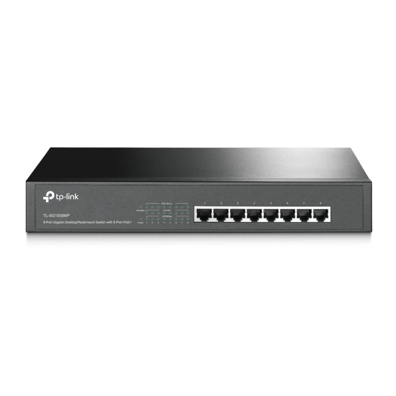 TP-Link 8-portars SG1008MP ohanterad PoE-switch
