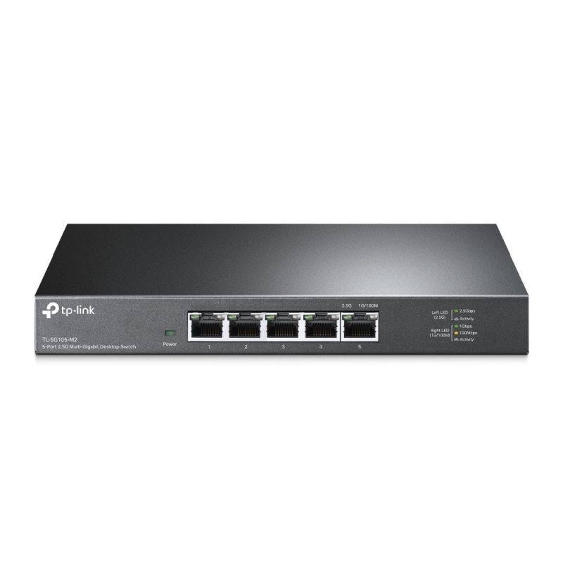 TP-Link 5-Port SG105 Multi-Gigabit ohanterad switch