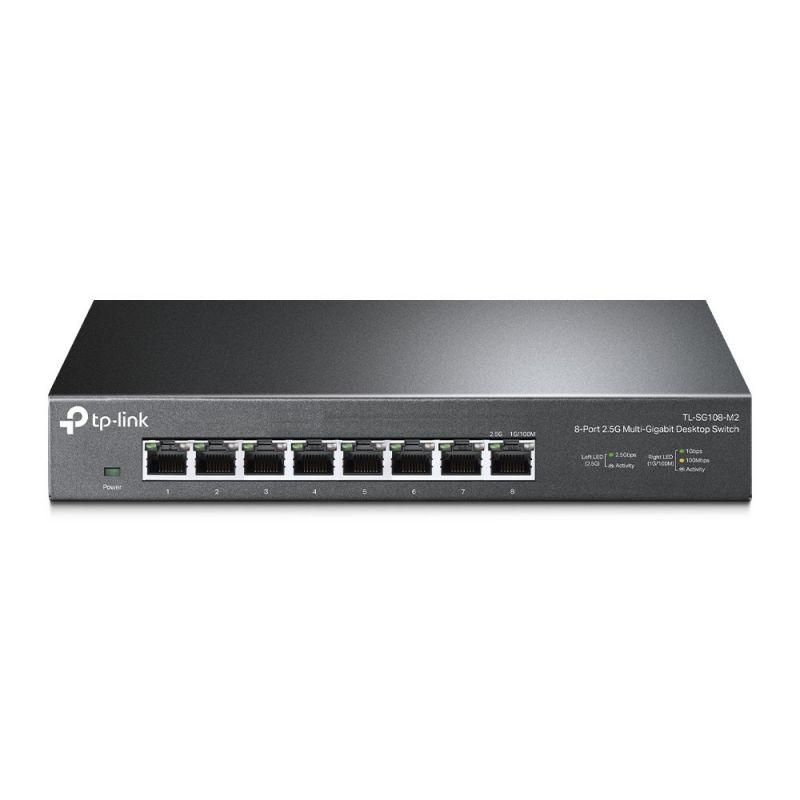 TP-Link 8-portar SG108 Multi-Gigabit ohanterad switch
