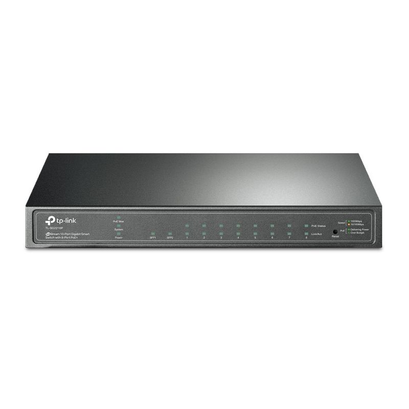 TP-Link 10-portars JetStream 2210P-hanterad smart PoE-switch