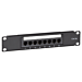 10 tum CAT5e UTP patchpanel - 8 portar