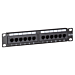 10 tum CAT5e UTP patchpanel - 12 portar