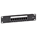10 tum CAT6 UTP patchpanel - 8 portar