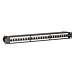 CAT6a STP patchpanel - 24 portar