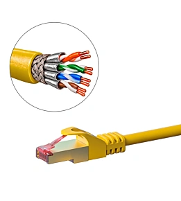 Cat6 S/FTP patchkablar - 100 % koppar