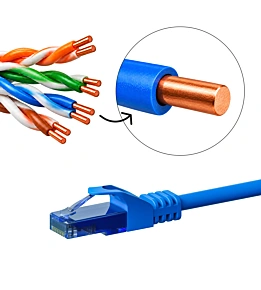 Cat6a patchkablar - 100% koppar