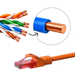 Cat6 patchkablar - 100% koppar
