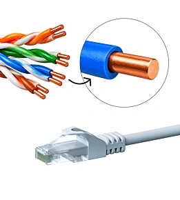 Cat5e patchkablar - 100% koppar